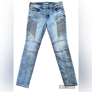 Men PacSun pac sun stacked street grunge distressed skinny denim jeans. Sz 32